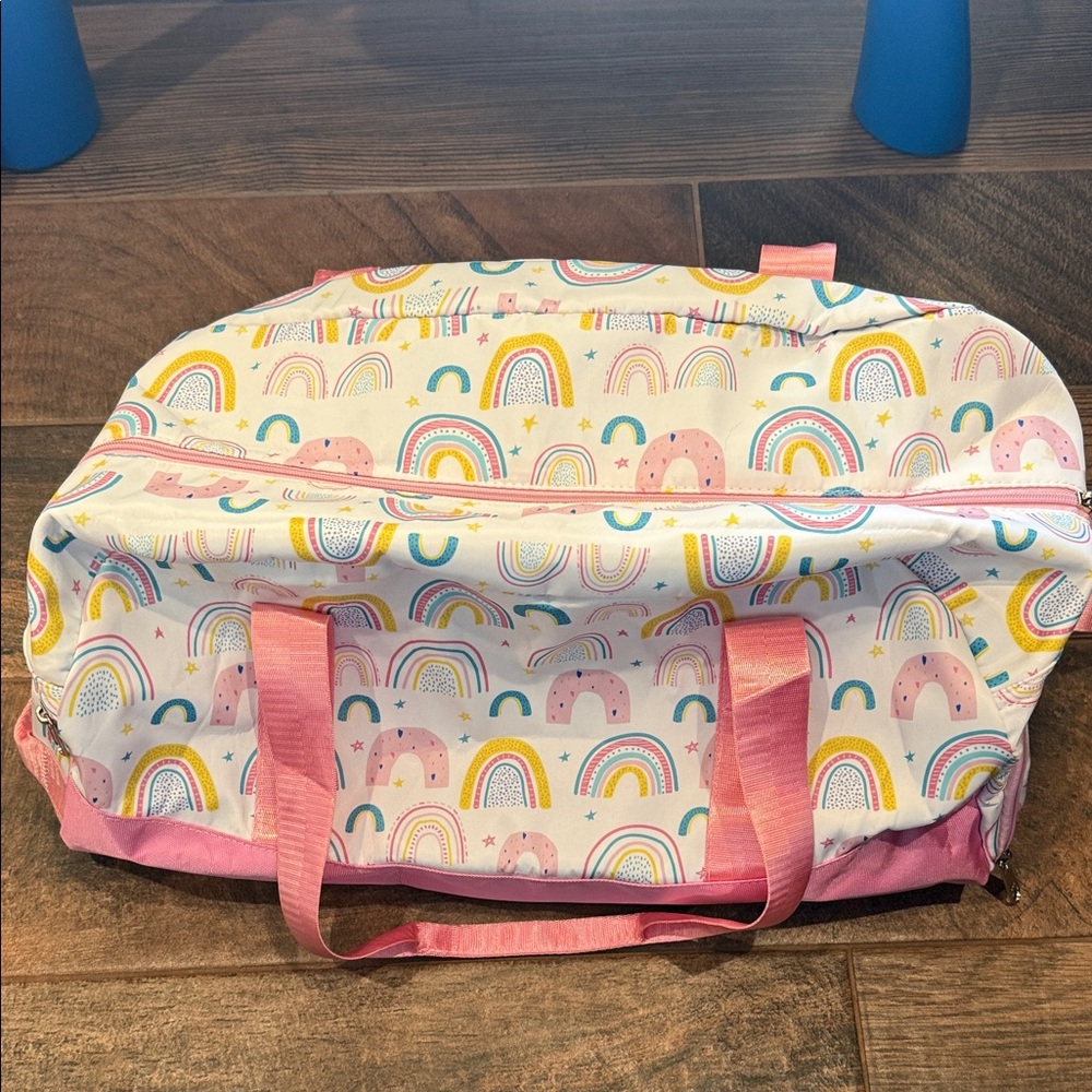 Girls Rainbow Duffle Bag